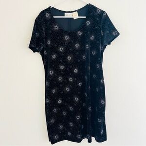 Vintage Kathie Lee Collection Black and White Mini Dress